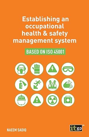 establishing an occupational health and safety management system based on iso 45001 1st edition it governance