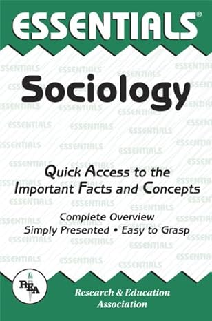 sociology essentials 1st edition robyn a. goldstein fuchs 087891966x, 978-0878919666