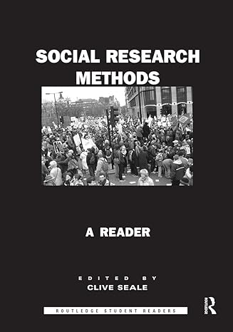social research methods 1st edition clive seale 0415300843, 978-0415300841