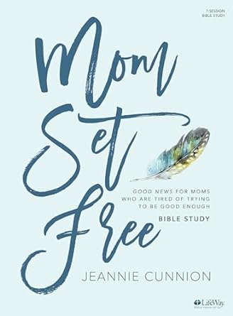 mom set free bible study book good news for moms who are tired of trying to be good enough 1st edition