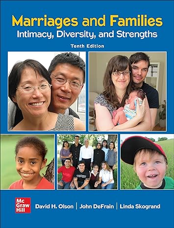 looseleaf for marriages and families intimacy diversity and strengths 10th edition david olson ,john defrain