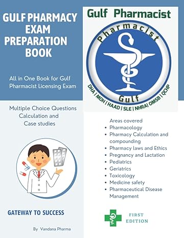 gulf pharmacist exam preparation book pharmacist exam book 1st edition vandana pharma b09spc586y,