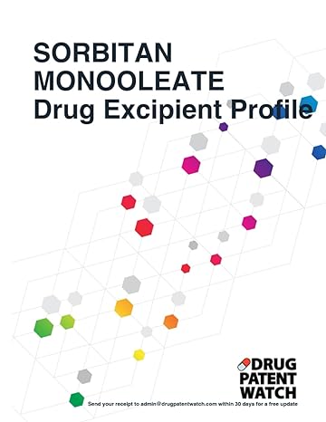 sorbitan monooleate drug excipient business development opportunity report 2024 unlock market trends target