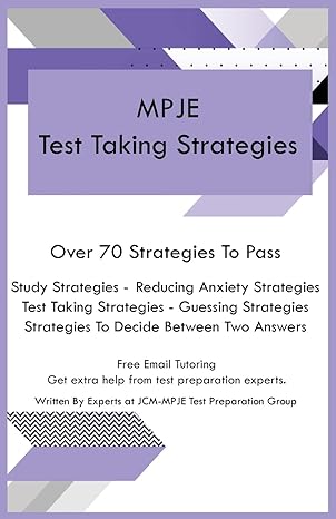 mpje test taking strategies 1st edition jcm mpje test preparation group b0cyhfqrg8, 979-8869257390