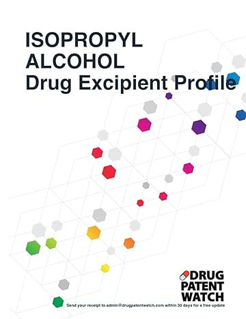 isopropyl alcohol drug excipient business development opportunity report 2024 unlock market trends target