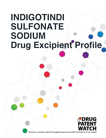 indigotindisulfonate sodium drug excipient business development opportunity report 2024 unlock market trends