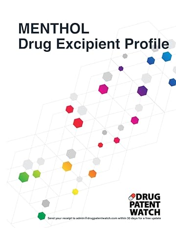 menthol drug excipient business development opportunity report 2024 unlock market trends target client