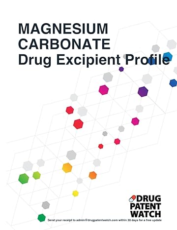 magnesium carbonate drug excipient business development opportunity report 2024 unlock market trends target