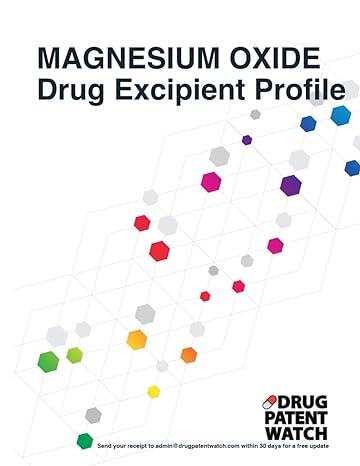 magnesium oxide drug excipient business development opportunity report 2024 unlock market trends target