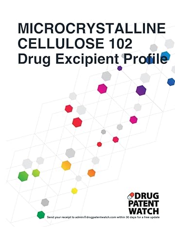 Microcrystalline Cellulose 102 Drug Excipient Business Development Opportunity Report 2024 Unlock Market Trends Target Client Companies And Drug Business Development Opportunity Reports