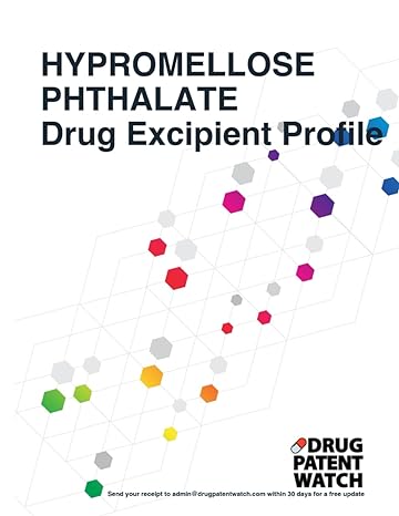 hypromellose phthalate drug excipient business development opportunity report 2024 unlock market trends