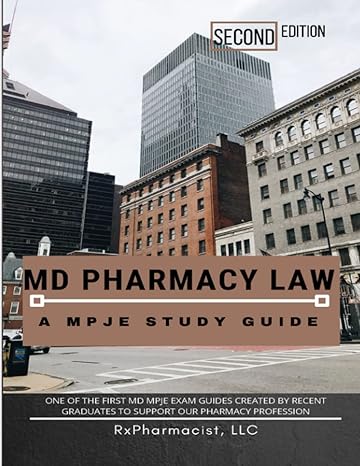 maryland pharmacy law a mpje study guide 1st edition rxpharmacist llc ,lauren abresch pharmd ,joseph suarez