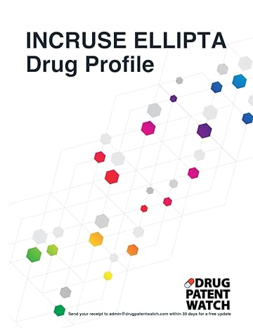 incruse ellipta drug profile 2024 incruse ellipta drug patents fda exclusivity drug prices 1st edition