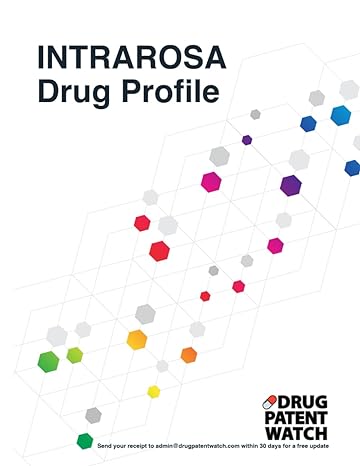 intrarosa drug profile 2024 intrarosa drug patents fda exclusivity litigation drug prices 1st edition