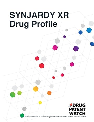 synjardy xr drug profile 2024 synjardy xr drug patents fda exclusivity litigation drug prices 1st edition
