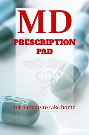 medical doctor prescription pad for patients to take home a5 5 7x8 26 in 120 pages 1st edition gi cristian