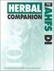 herbal companion to ahfs di 2001 1st edition american society of health system pharma ,american society of