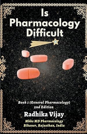 is pharmacology difficult 1st edition radhika vijay b0ctryrk54, 979-8224397839