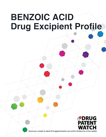 benzoic acid drug excipient business development opportunity report 2024 unlock market trends target client