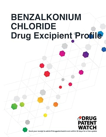 benzalkonium chloride drug excipient business development opportunity report 2024 unlock market trends target