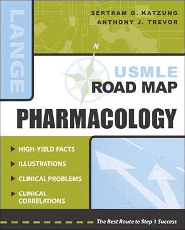 usmle road map pharmacology edition bertram g katzung ,anthony j trevor 0071399305, 978-0071399302