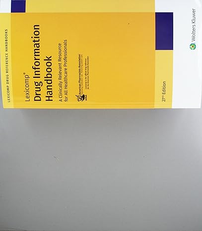 drug information handbook a clinically relevant resource for all healthcare professionals 27th edition