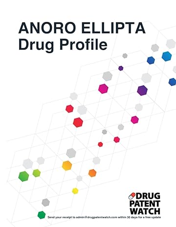 anoro ellipta drug profile 2024 anoro ellipta drug patents fda exclusivity litigation drug prices 1st edition