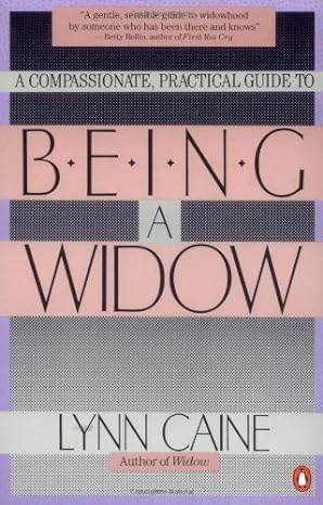 being a widow 1st edition lynn caine 014013025x, 978-0140130256