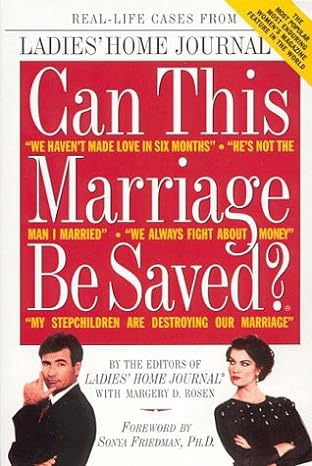 can this marriage be saved 1st edition margery d rosen 1563056283, 978-1563056284