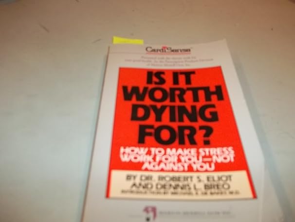 is it worth dying for 1st edition dennis l eliot, robert s , breo b000e7rabg