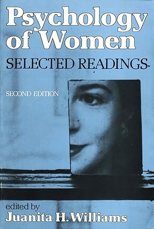 psychology of women selected readings 2nd edition juanita h williams 0393953793, 978-0393953794
