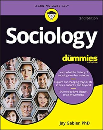 sociology for dummies 2nd edition jay gabler 1119772818, 978-1119772811