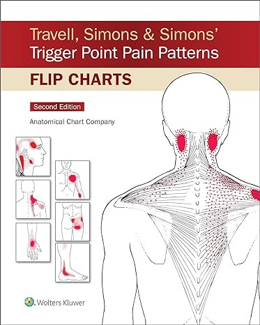 travell simons and simons trigger point pain patterns flip charts 2nd edition anatomical chart company