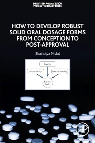 how to develop robust solid oral dosage forms from conception to post approval 1st edition bhavishya mittal