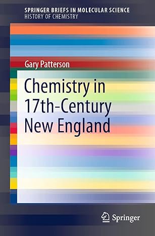 chemistry in 17th century new england 1st edition gary patterson 3030432602, 978-3030432607