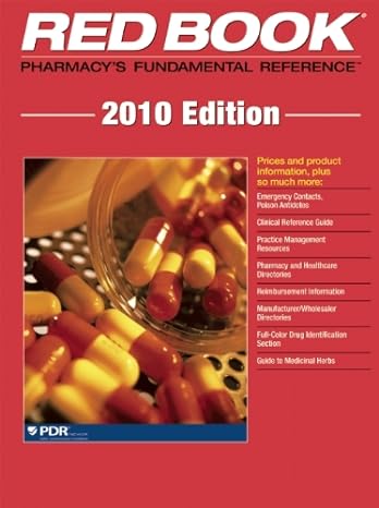 red book 2010 pharmacys fundamental reference 114th edition pdr 1563637510, 978-1563637513