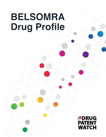 belsomra drug profile suvorexant drug patents fda exclusivity litigation drug prices 1st edition