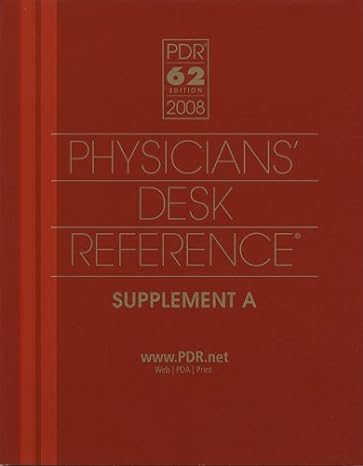 physicians desk reference 2008 supplement a supplement 1st edition pdr staff 1563636697, 978-1563636691