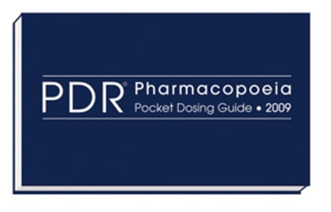 pdr pharmacopoeia pocket dosing guide 2009 9th edition physicians desk reference inc 156363712x,