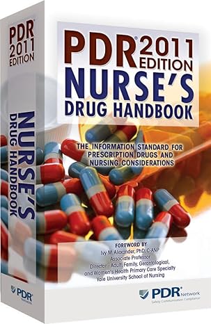 2011 pdr nurses drug handbook 2011th edition pdr staff 1563637820, 978-1563637827
