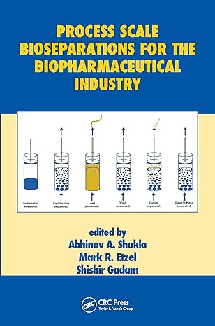 process scale bioseparations for the biopharmaceutical industry 1st edition abhinav a shukla ,mark r etzel