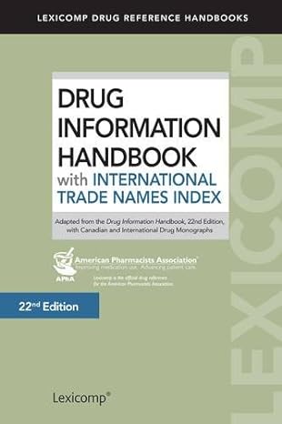 drug information handbook with international trade names index 2013 2014 international edition inc lexi comp