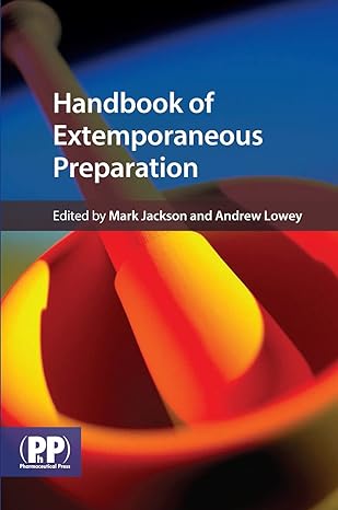 handbook of extemporaneous preparation a guide to pharmceutical compounding 1st edition jackson mark ed
