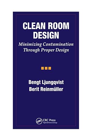 clean room design minimizing contamination through proper design 1st edition bengt ljungqvist ,berit