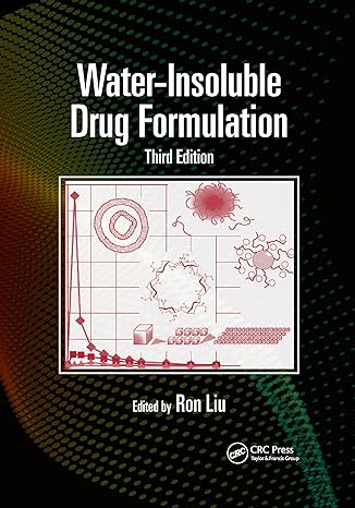 water insoluble drug formulation 3rd edition ron liu 1032339217, 978-1032339214