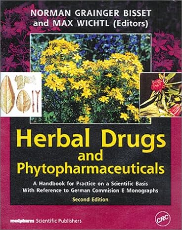 herbal drugs and phytopharmaceuticals 2nd edition norman grainger bisset ,max wichtl 0849310113,