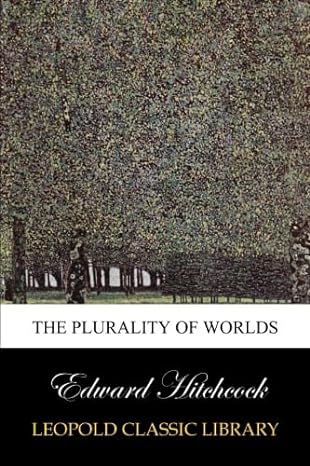 the plurality of worlds 1st edition edward hitchcock b00vkaha48