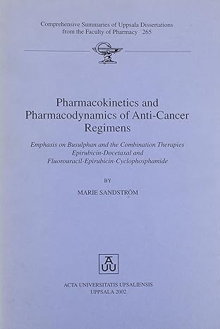 pharmacokinetics and pharmacodynamics of anti cancer regimens emphasis on busulphan and the combination