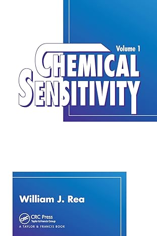 chemical sensitivity volume i 1st edition william j rea 0367450224, 978-0367450229