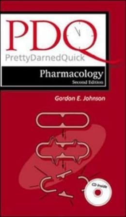 pdq pharmacology 2nd edition gordon e johnson md 1550091093, 978-1550091090